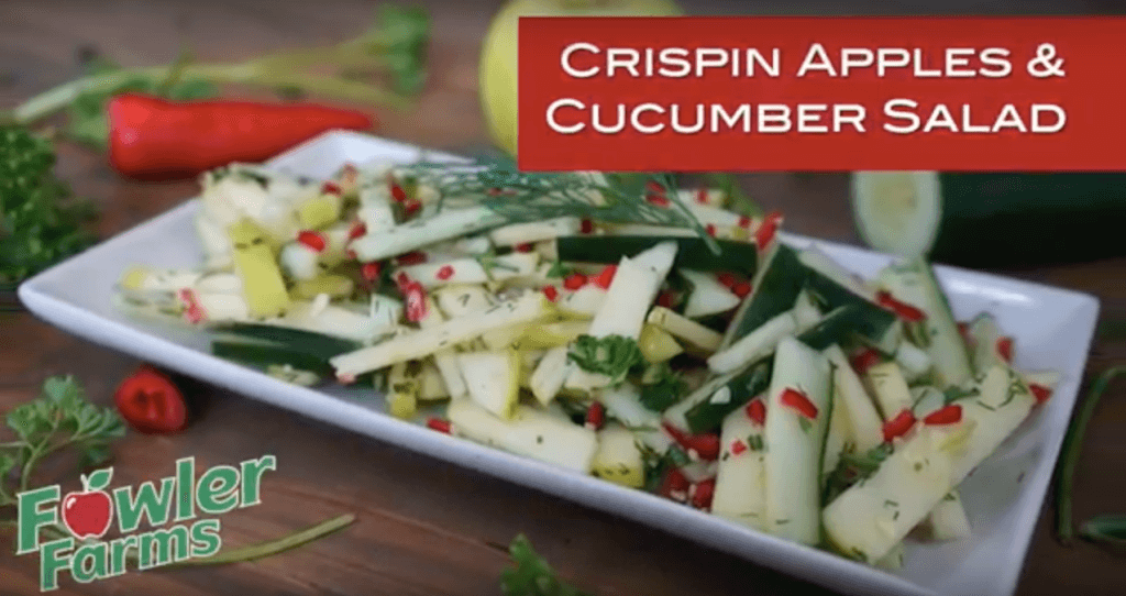 Fowler Farms Crispin Apple & Cucumber Salad