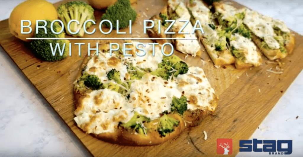Smiths Farm Broccoli Pesto Pizza