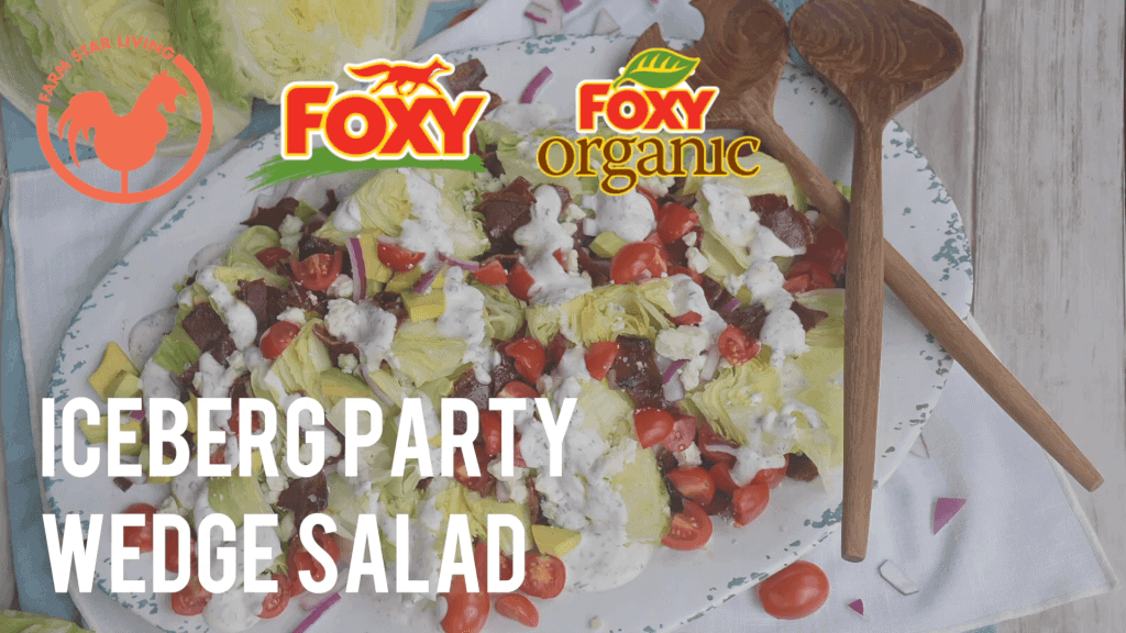 Foxy Iceberg Party Platter Wedge Salad