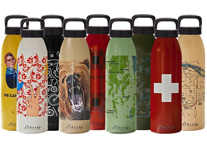 Made in USA Liberty Bottleworks Air Force Aluminum Water Bottle