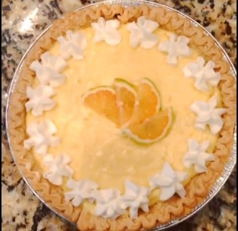 Limoneria Pink Lemon Sour Cream Pie