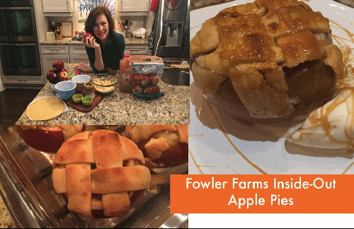 Fowler Farms Inside-Out Apple Pies