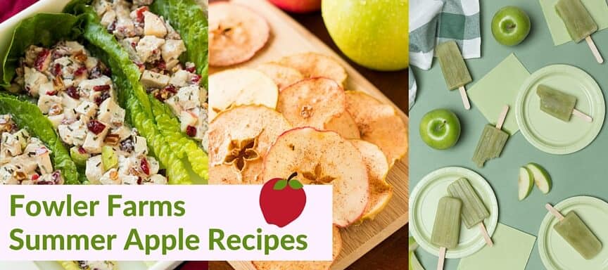 Fowler Farms Summer Apple Recipes