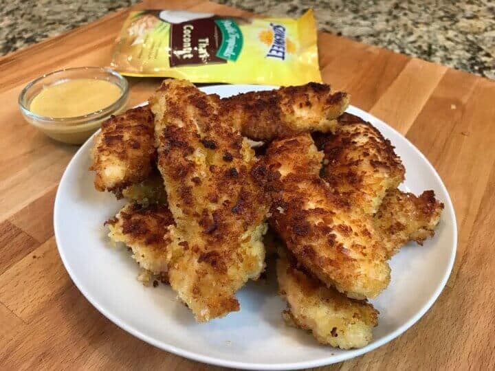 Thai Coconut Crusted Chicken Strips