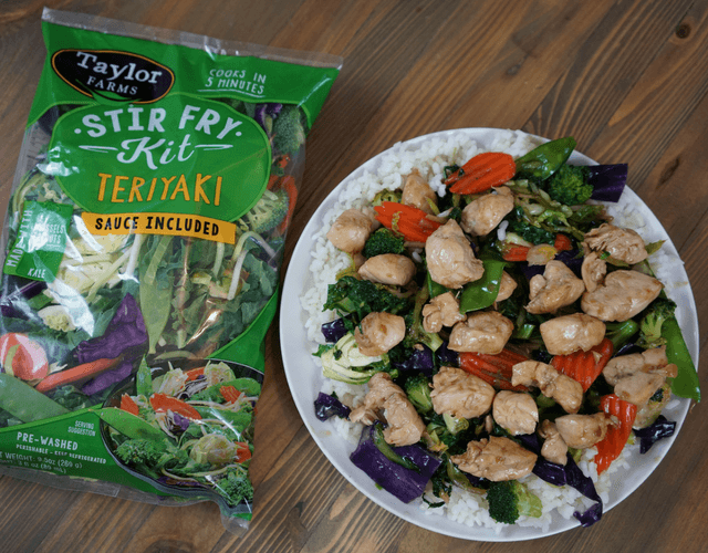 Taylor Farms Teriyaki Stir Fry Kit with Chicken & Rice