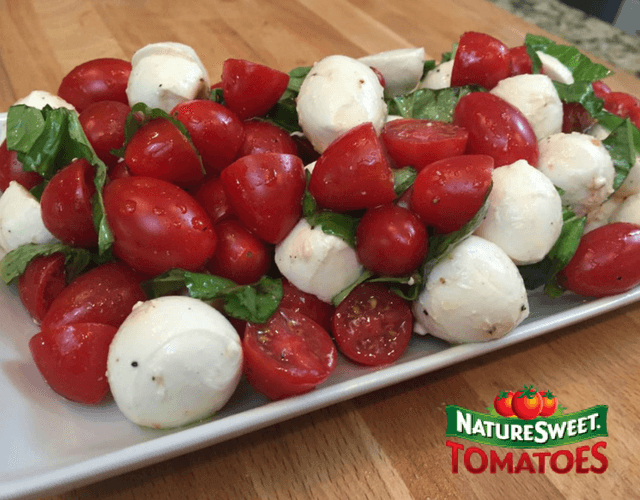 NatureSweet® Cherubs ® Tomato Caprese Salad