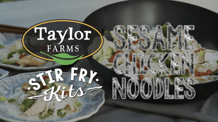 Taylor Farms Sesame Chicken Noodle Stir Fry Kit