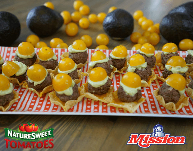 BIG GAME Burger Nachos with NatureSweet® & Mission Produce