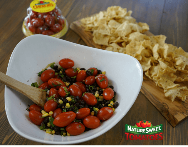 NatureSweet® Cherubs® Tomato, Black Bean, & Corn Salad