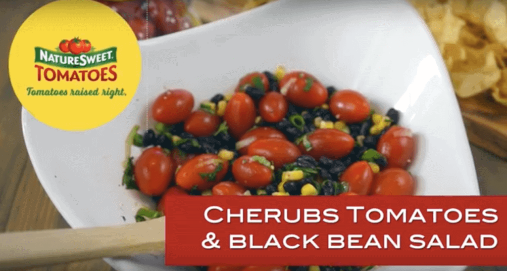 Cherubs Tomatoes & Black Bean Salad