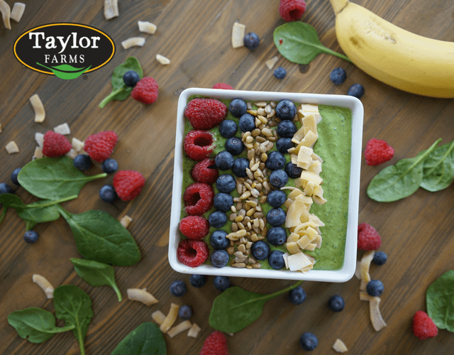 Spinach & Pineapple Smoothie Bowl