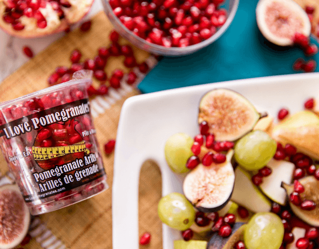 Fall Fruit Platter with Pomegranate Arils