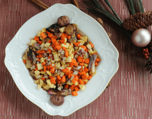 Roasted Root Veggies & Chestnuts