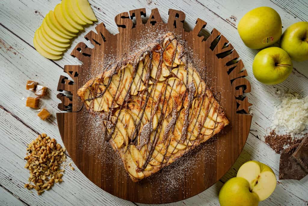 Golden Delicious Apple Flatbread