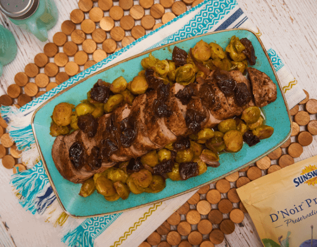 Pork Tenderloin with D'Noir™ Prune Sauce