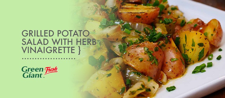 Grilled Potato Salad with Herb Vinaigrette
