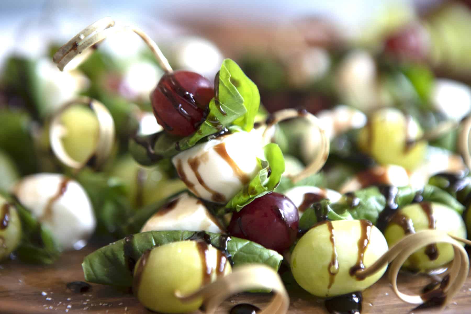 Grape Caprese Skewers