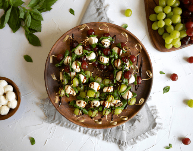 Grape Caprese Skewers