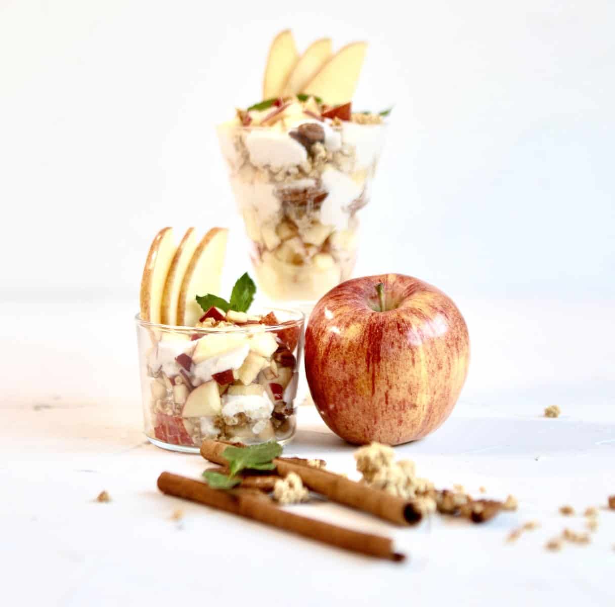 Gala Apple Cinnamon Yogurt Parfait