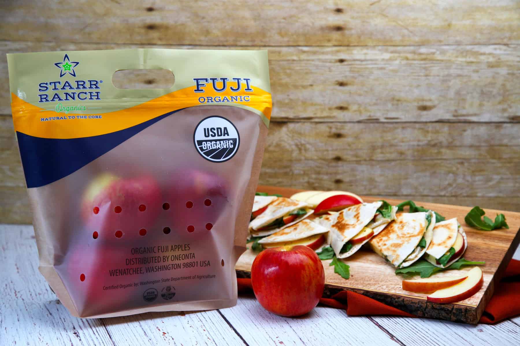 Starr Ranch® Fuji Apple & Brie Quesadillas