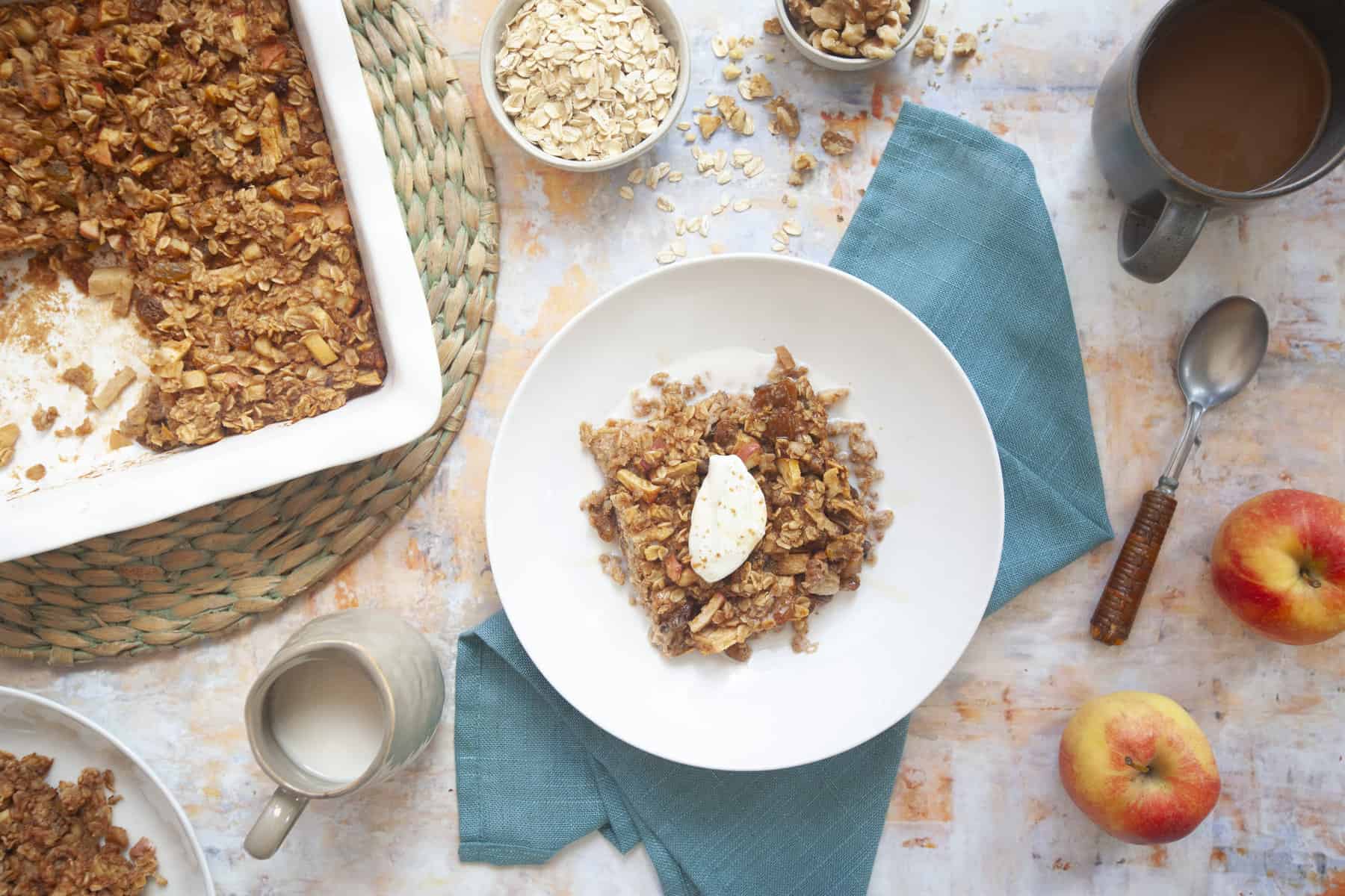 Organic Gala Apple Baked Oatmeal