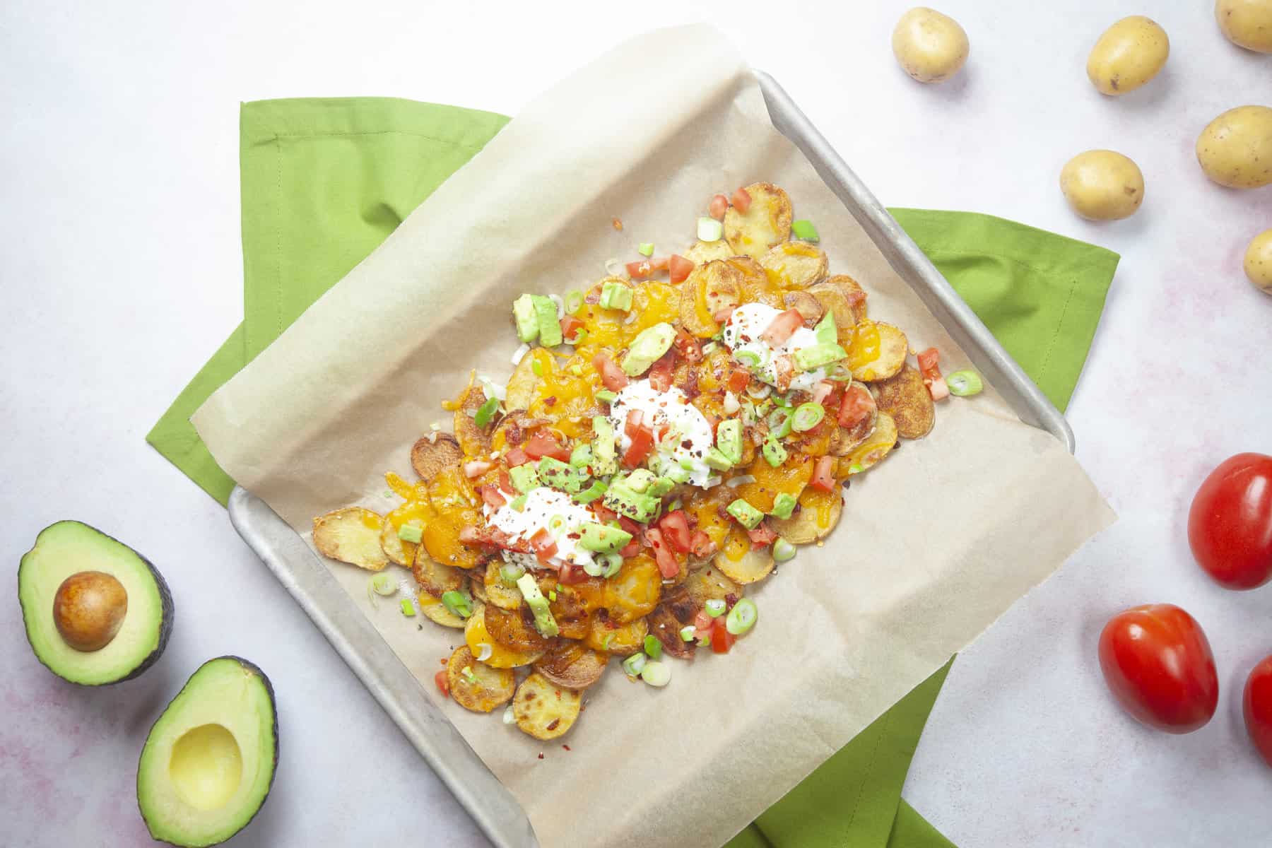 Loaded Potato Nachos