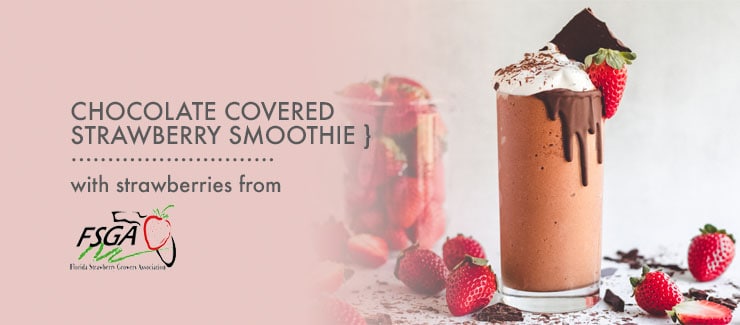 Chocolate Covered Strawberry Smoothie