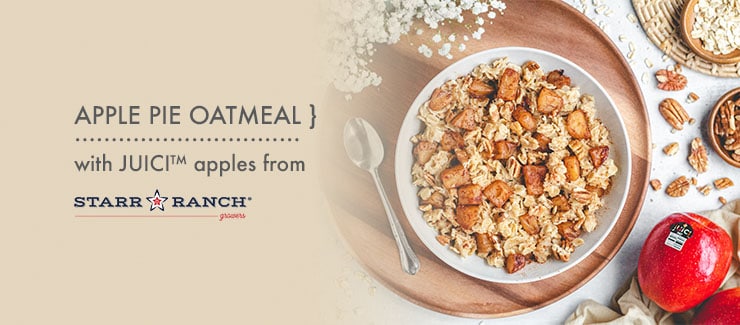 One-Pot JUICI™ Apple Pie Oatmeal