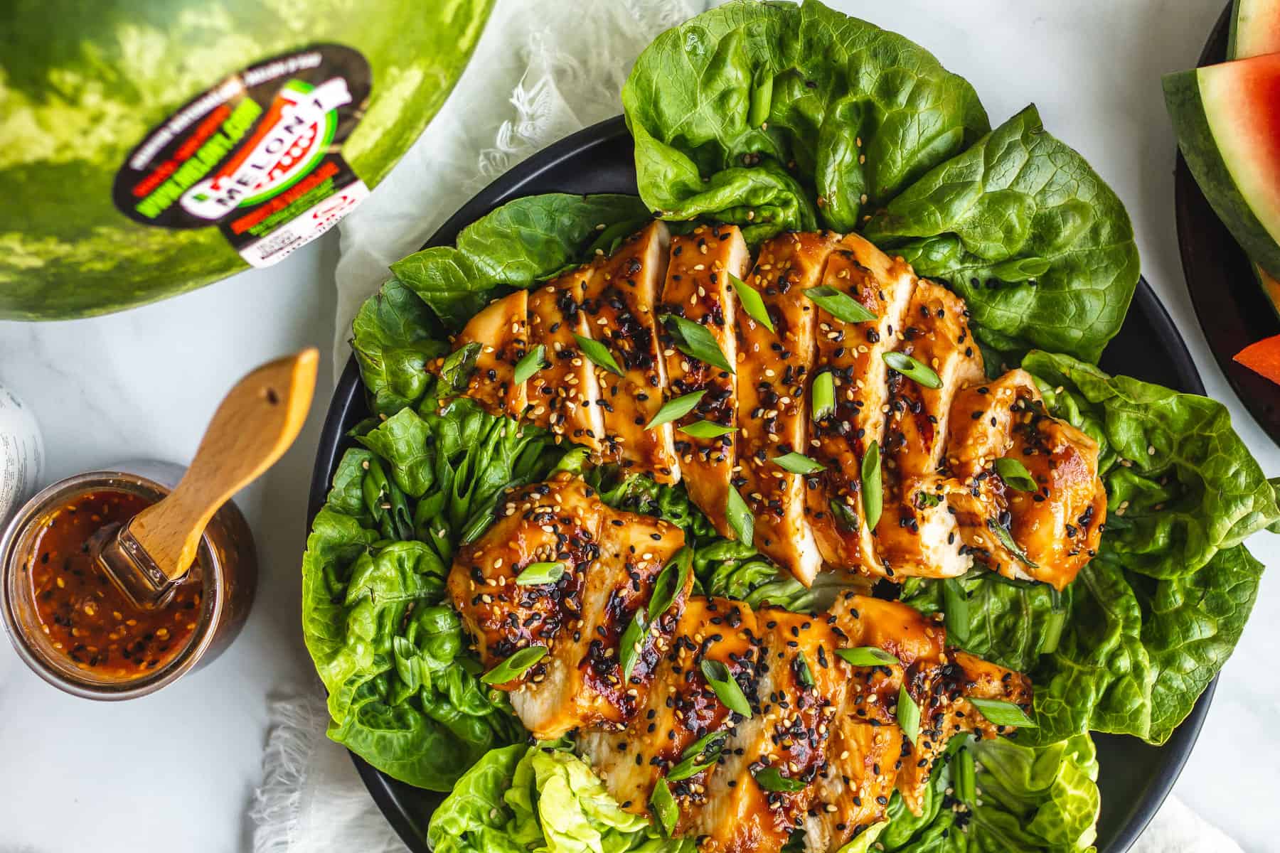 Watermelon Teriyaki Grilled Chicken