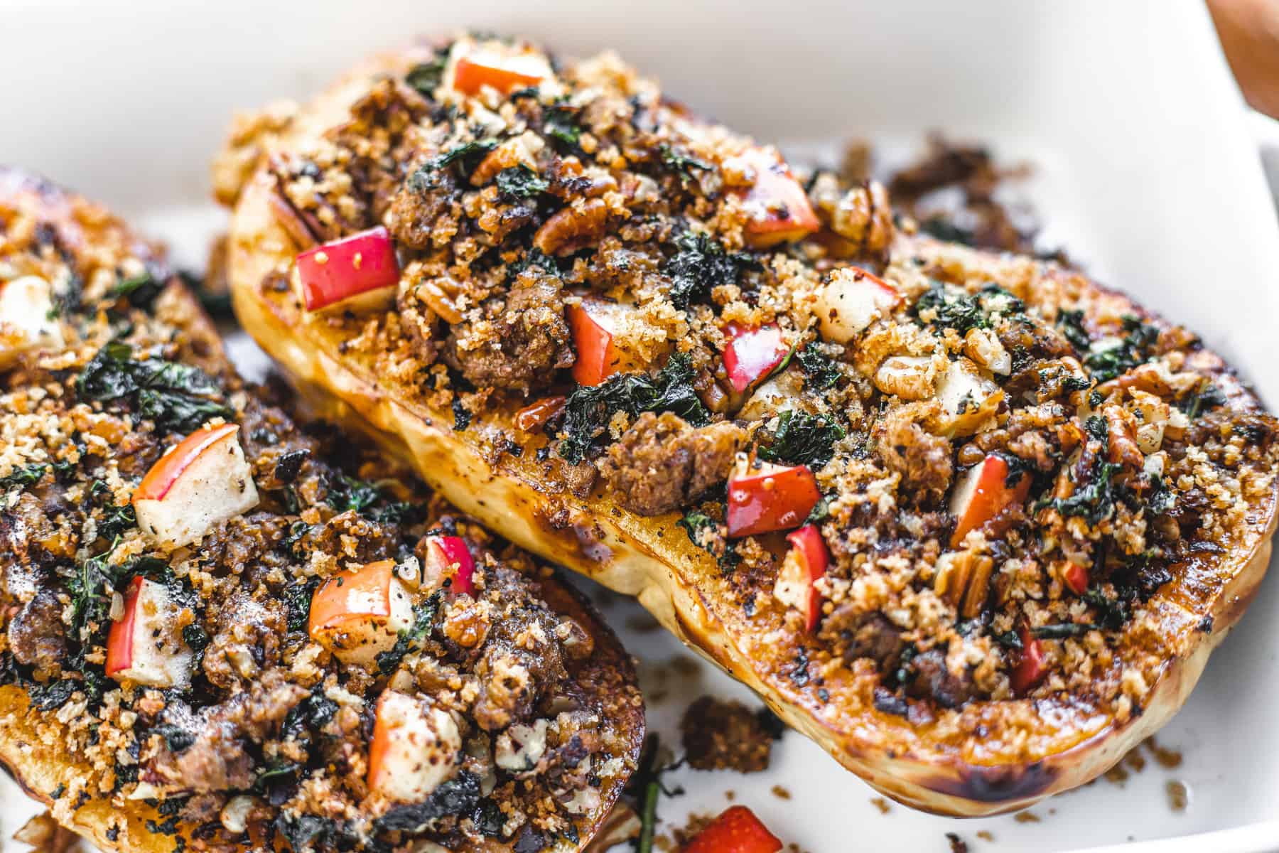 Stuffed Butternut Squash with JUICI™ Apples