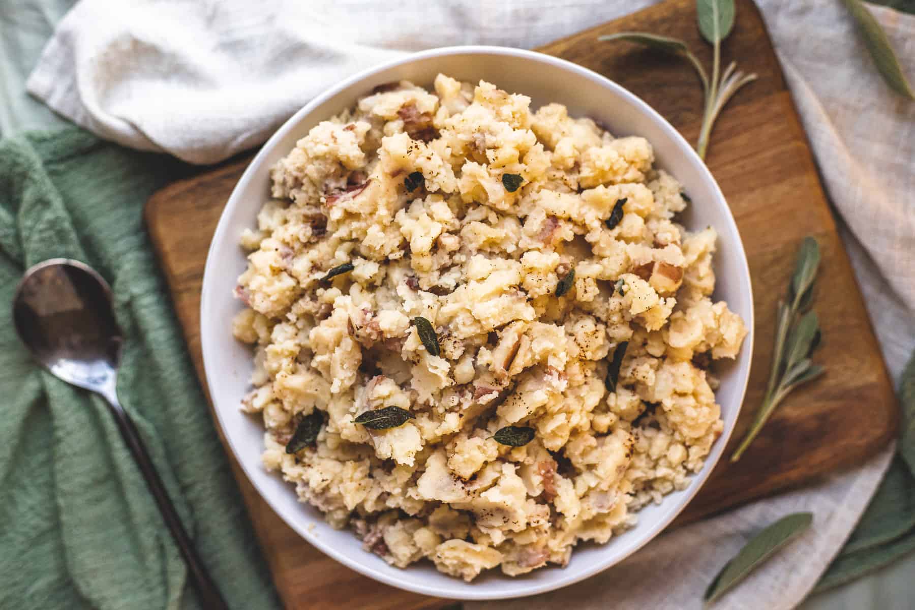 Brown Butter & Sage Mashed Potatoes