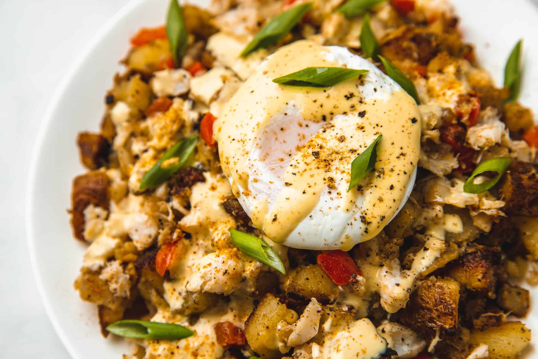 Potato & Crab Breakfast Hash