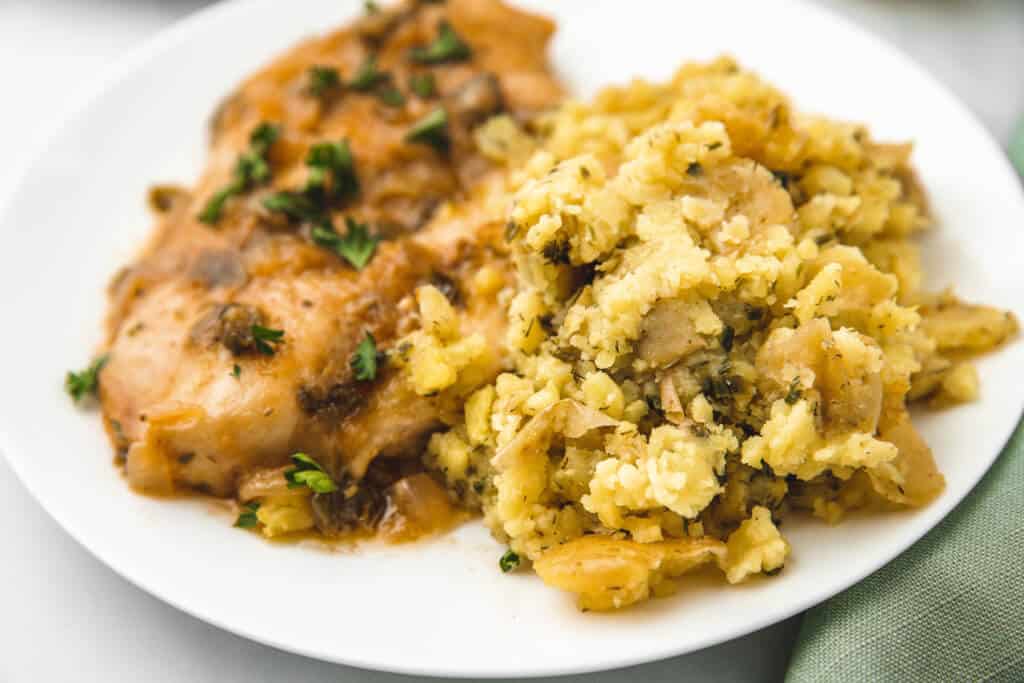 Chicken  Piccata with Minute Mashers™ Mashed Potatoes