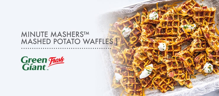 Minute Mashers™ Mashed Potato Waffles