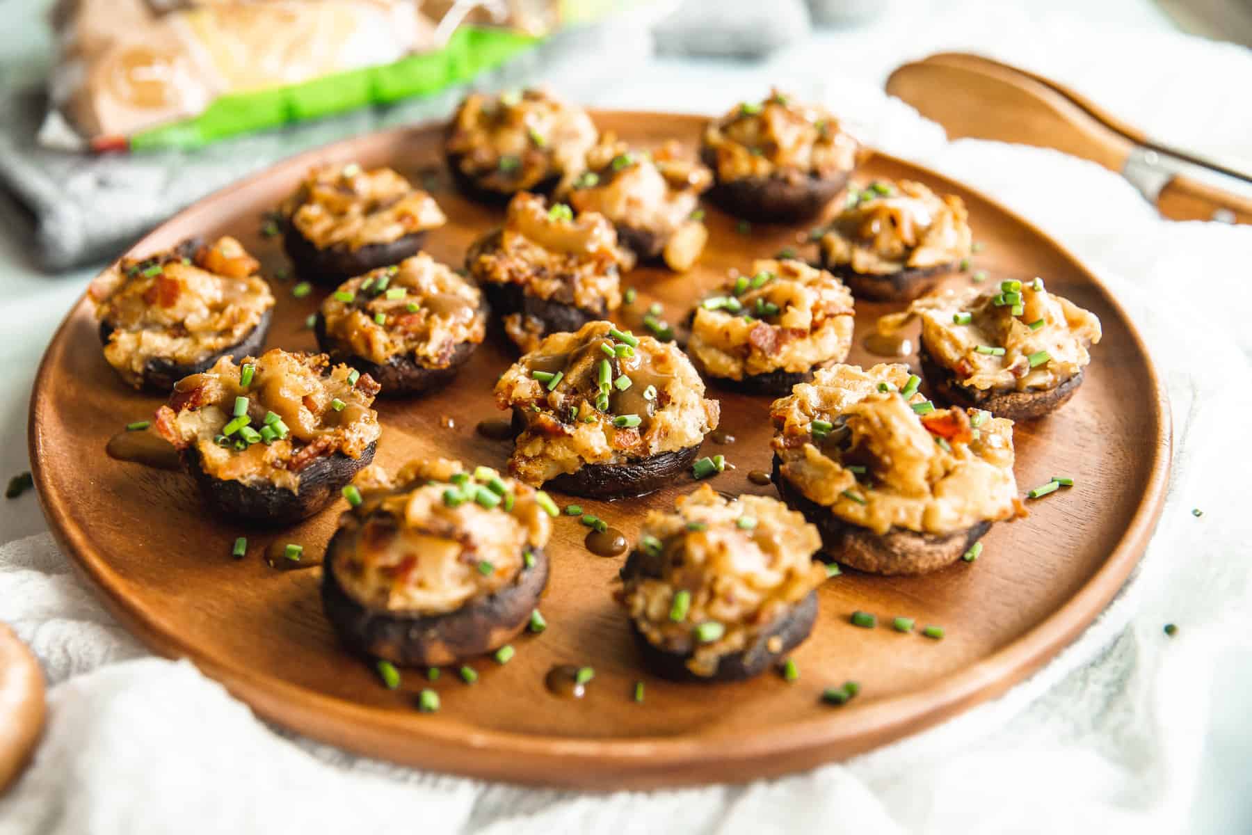 Minute Mashers™ with Gravy Stuffed Mushrooms