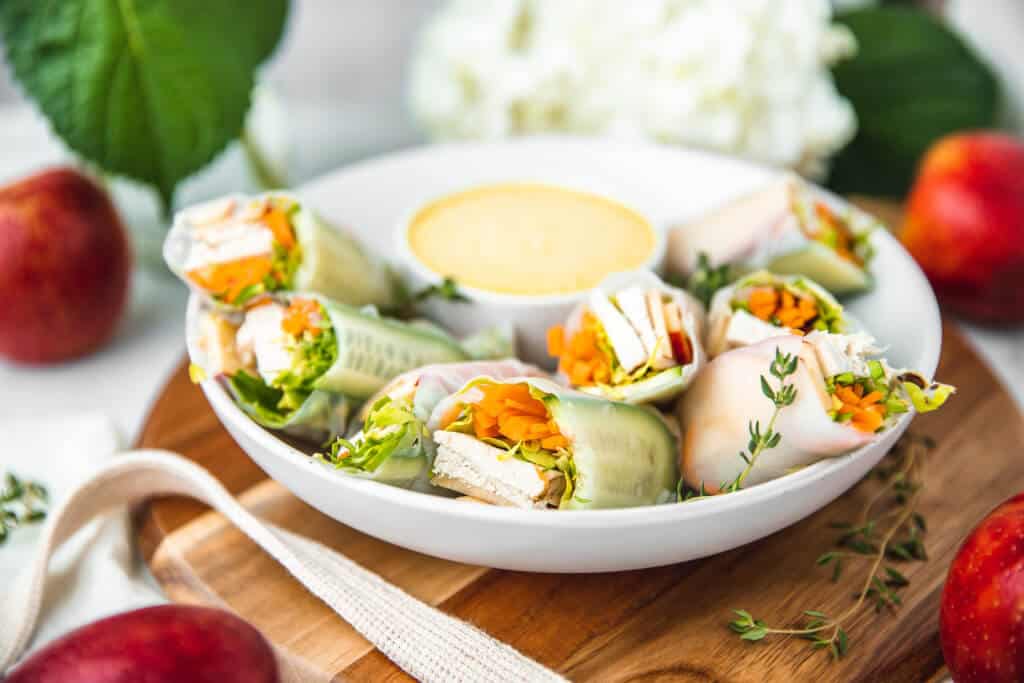 Fresh JUICI™ Apple Spring Rolls