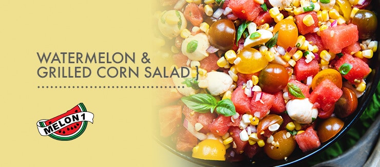 Watermelon & Grilled Corn Salad