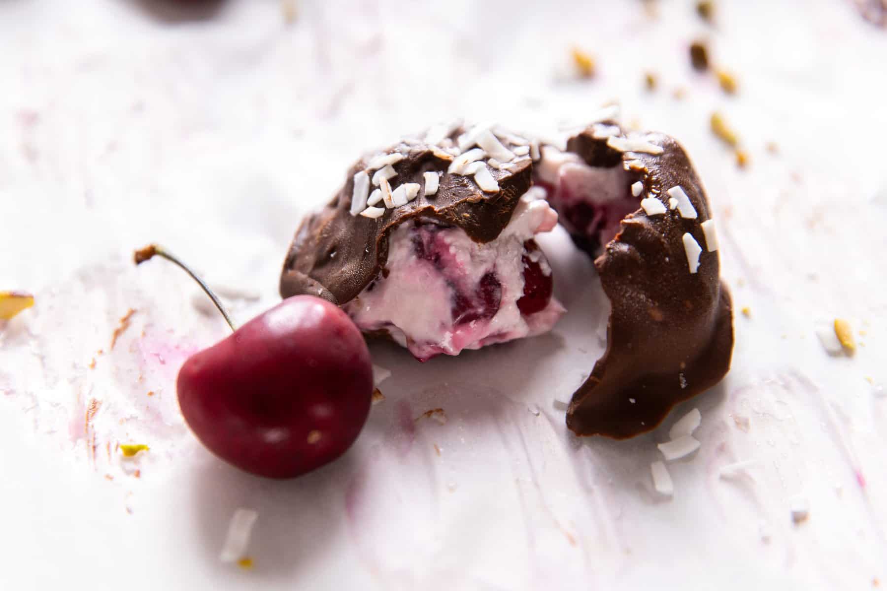 Cherry Chocolate Yogurt Bites by Farm Star Living