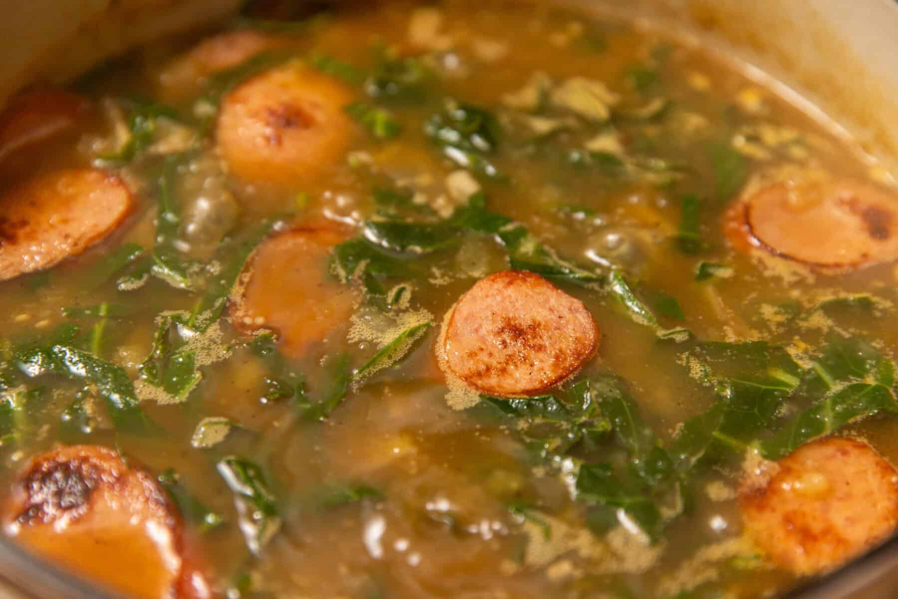 Caldo Verde Soup by Farm Star Living made with Green Giant™ Fresh CarbSmart™ potatoes 