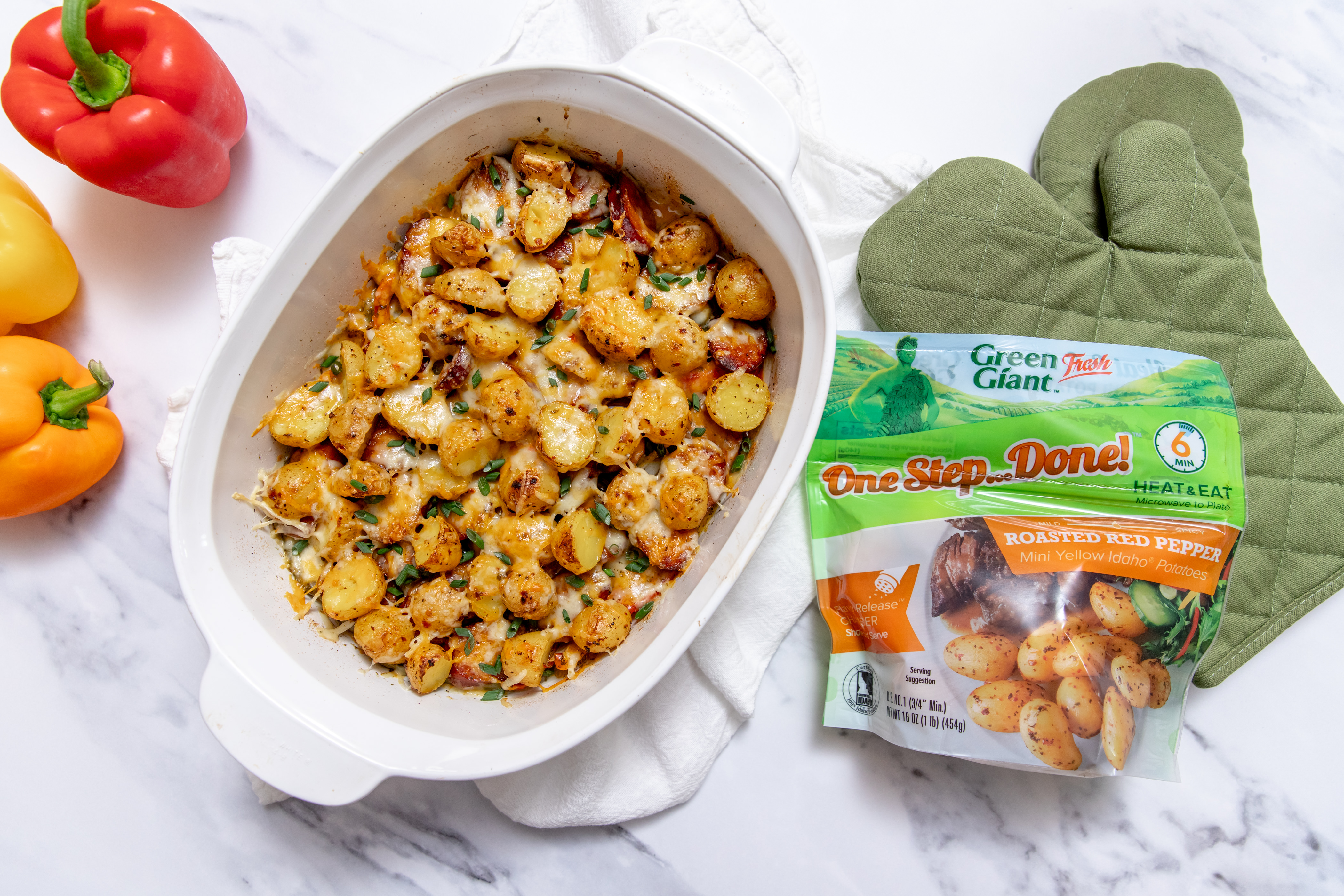 One Step...Done!™ Potato & Sausage Bake
