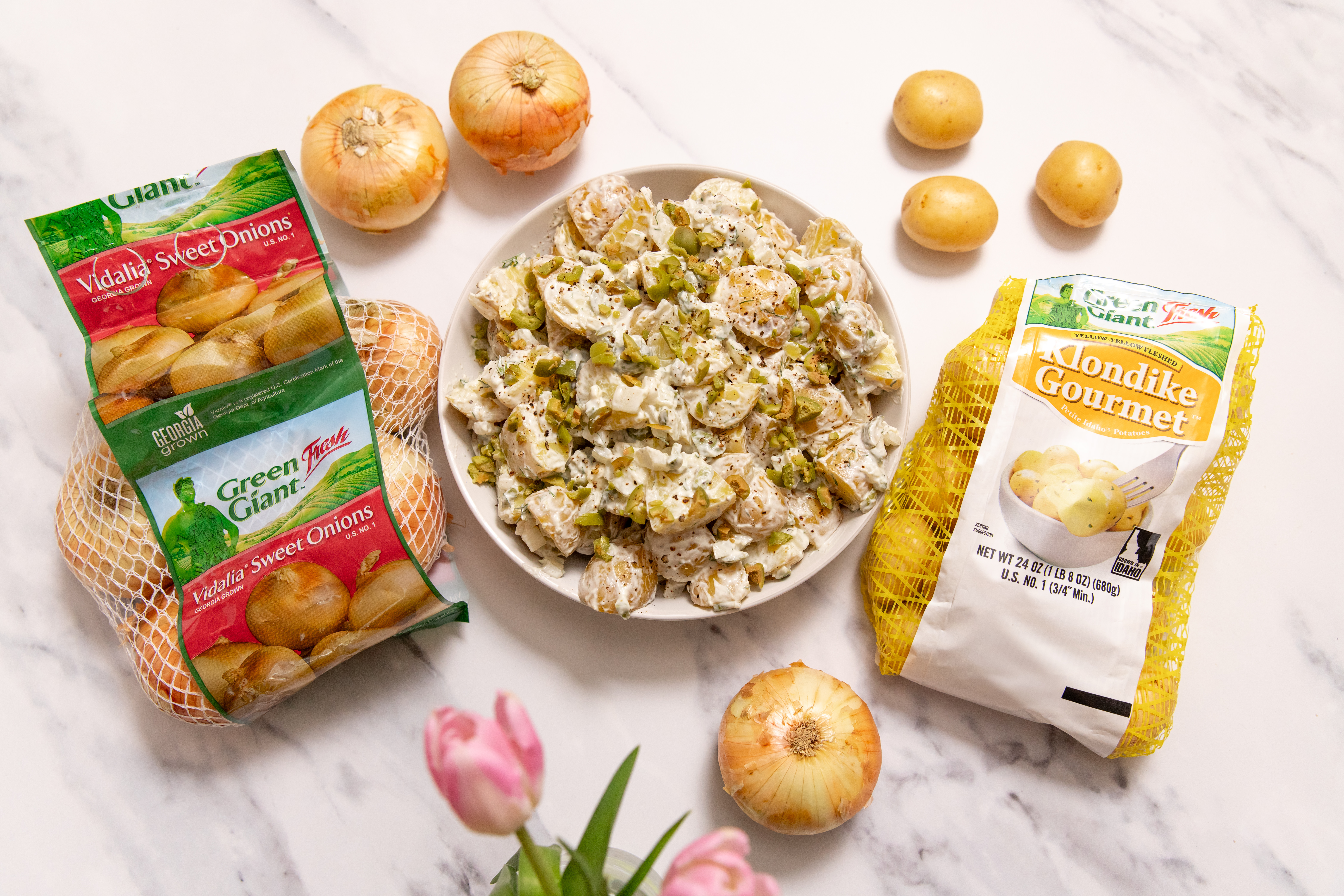 Dirty Martini Potato Salad