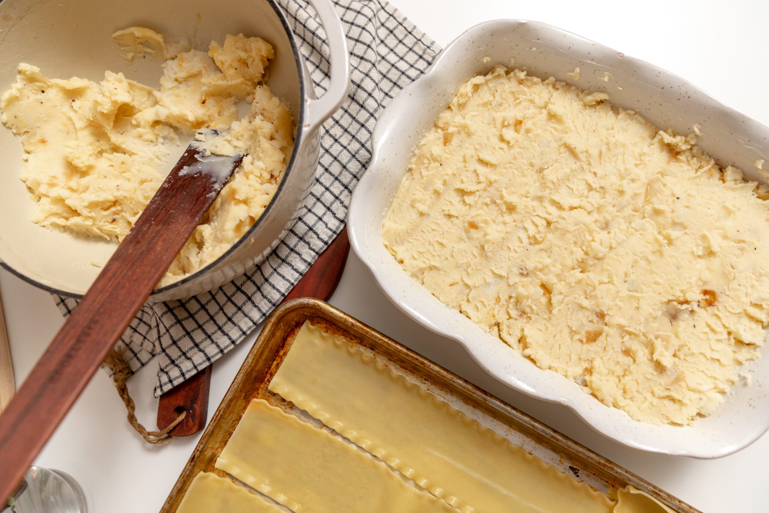 Pierogi Casserole made with Green Gian™ Fresh Russet Potatoes by Farm Star Living